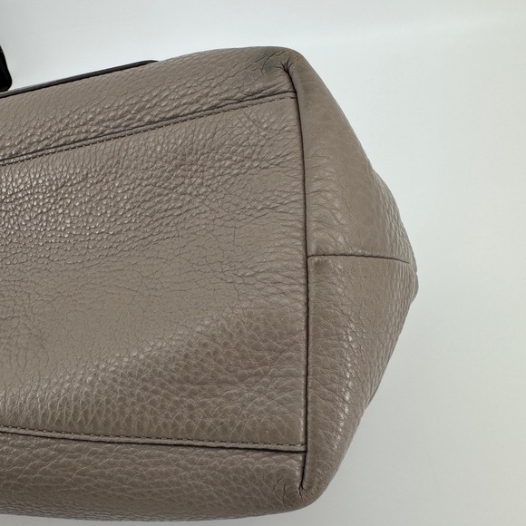 Tory Burch Chelsea Slouchy Tote in Grey Heron Pebbled Leather Shoulder Bag - Picture 15 of 15